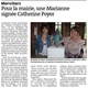 Pour la mairie, une Marianne signe Catherine Poye